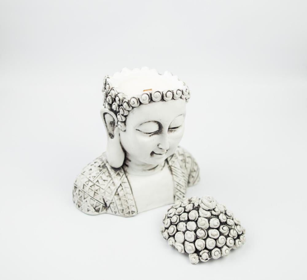 Аромасвічка Гранд Презент NAC 1061 Buddha sandal 100% wood wax 140 г Gray (23639)