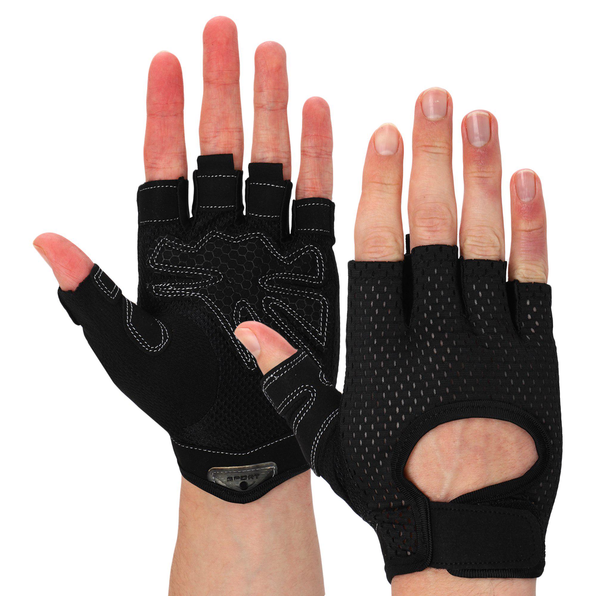 Перчатки для фитнеса и тренировок SP-Sport BC-8304 M Черный