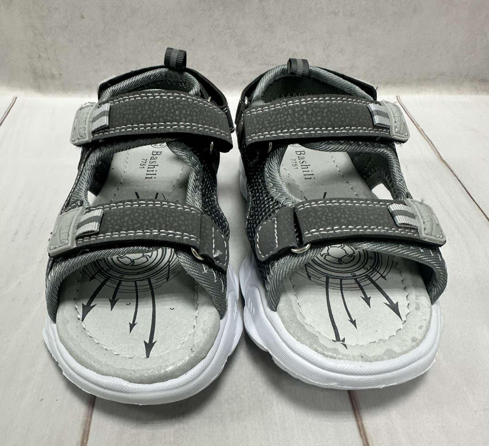 Босоножки для мальчика р. 27 18 см Серый - фото 2 Босоножки для мальчика р. 27 18 см Серый - фото 2