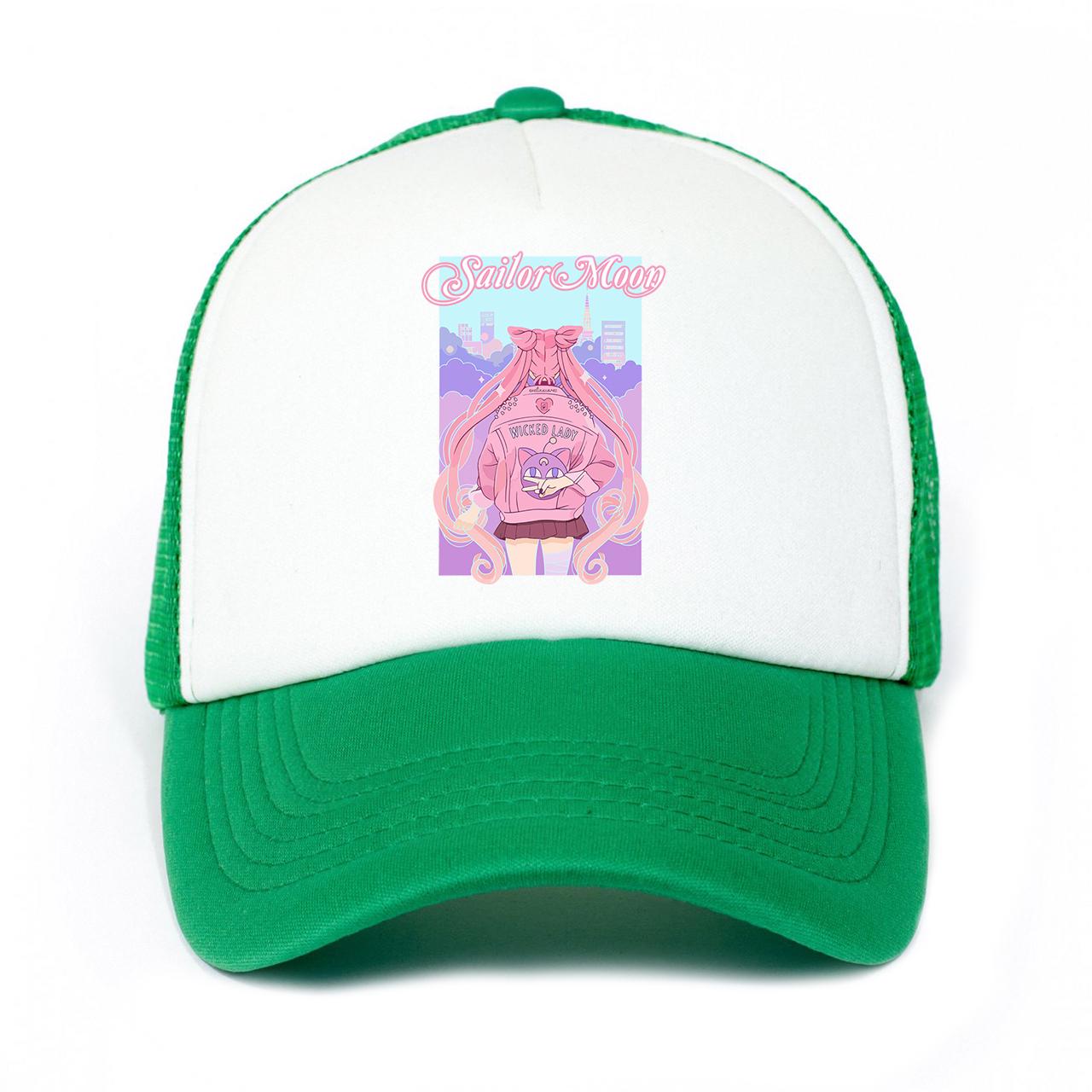 Кепка тракер дитяча Sailor Moon Зелений (33404-2913-KG)