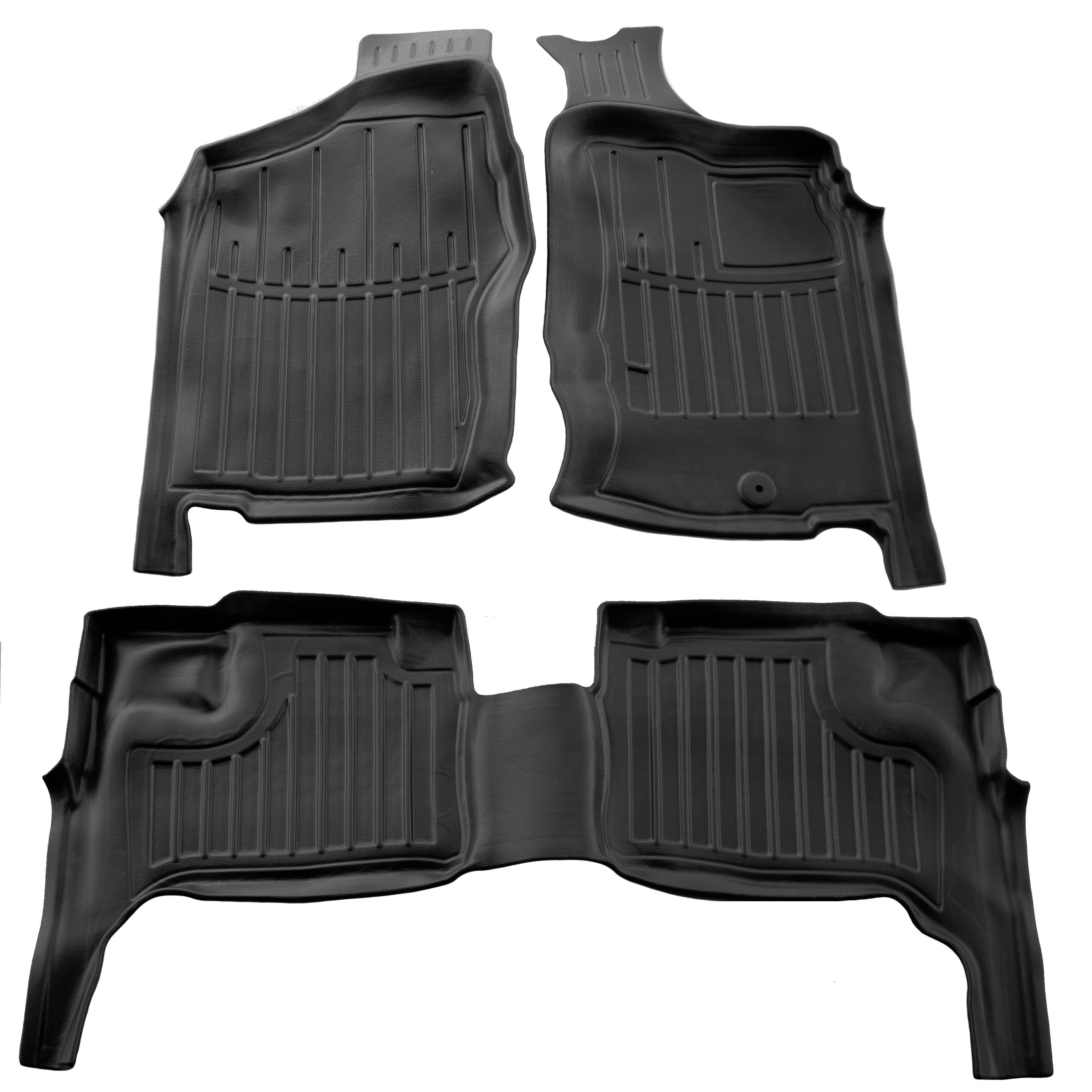 Коврики Stingray 3D для Nissan NP300 1999-2015 полиуретан 3 шт. Черный (158340) Коврики Stingray 3D для Nissan NP300 1999-2015 полиуретан 3 шт. Черный (158340)