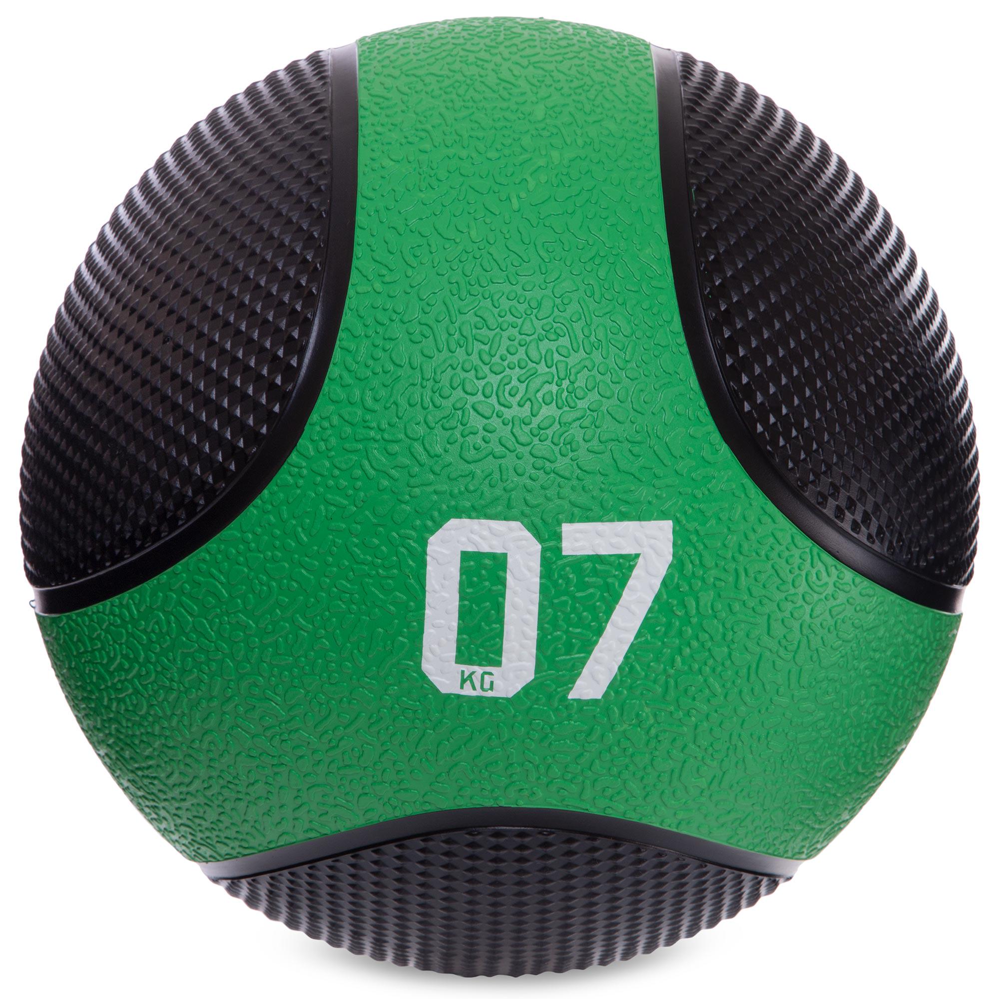 Мяч медицинский медбол Zelart Medicine Ball FI-2824-7 7кг Черный (DR003473) - фото 1