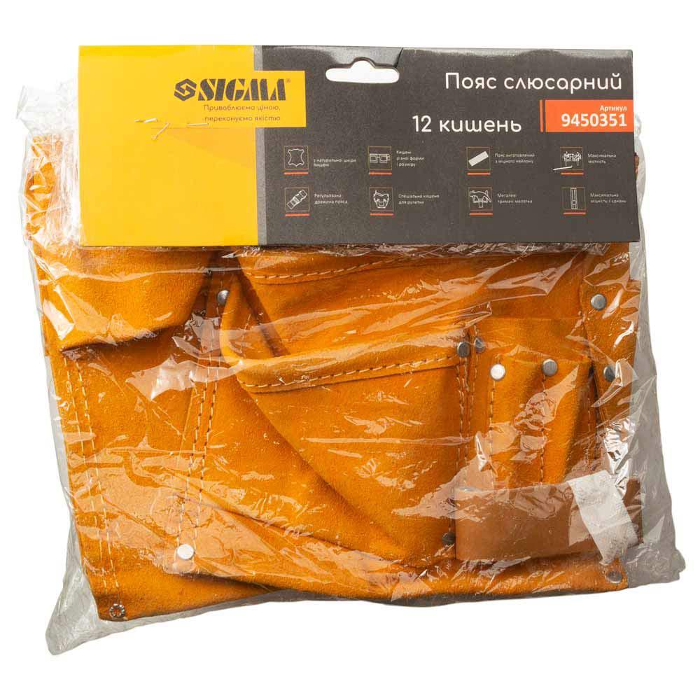 Пояс слюсарний Sigma 12 кишень (9450351) - фото 2 Пояс слюсарний Sigma 12 кишень (9450351) - фото 2