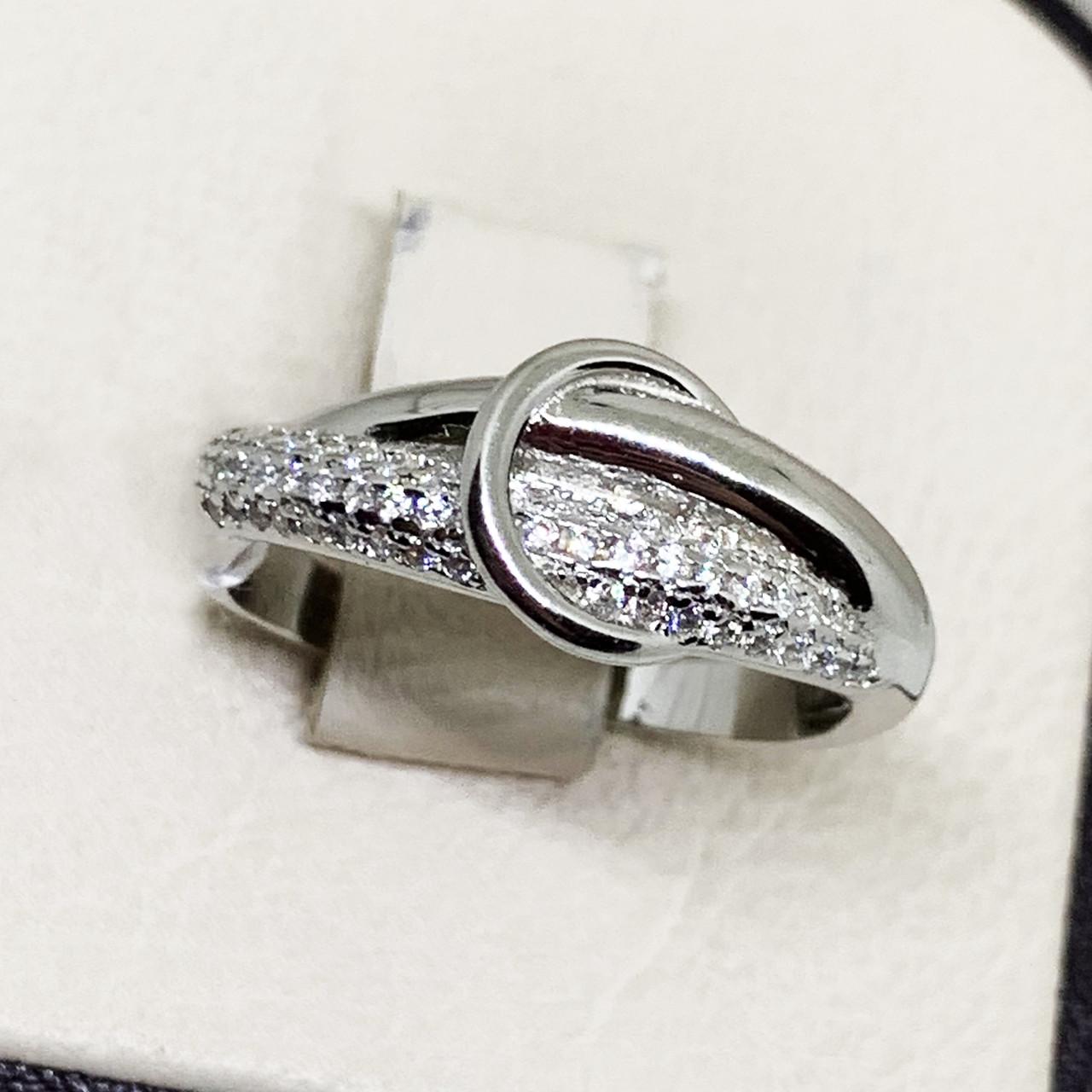 Кольцо серебряное с кубическим цирконием р. 18,5 4,74 г (1671690824)