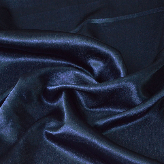 Тканина костюмна креп-сатин IDEIA 1,5 м Темно-синій (2200003911459)