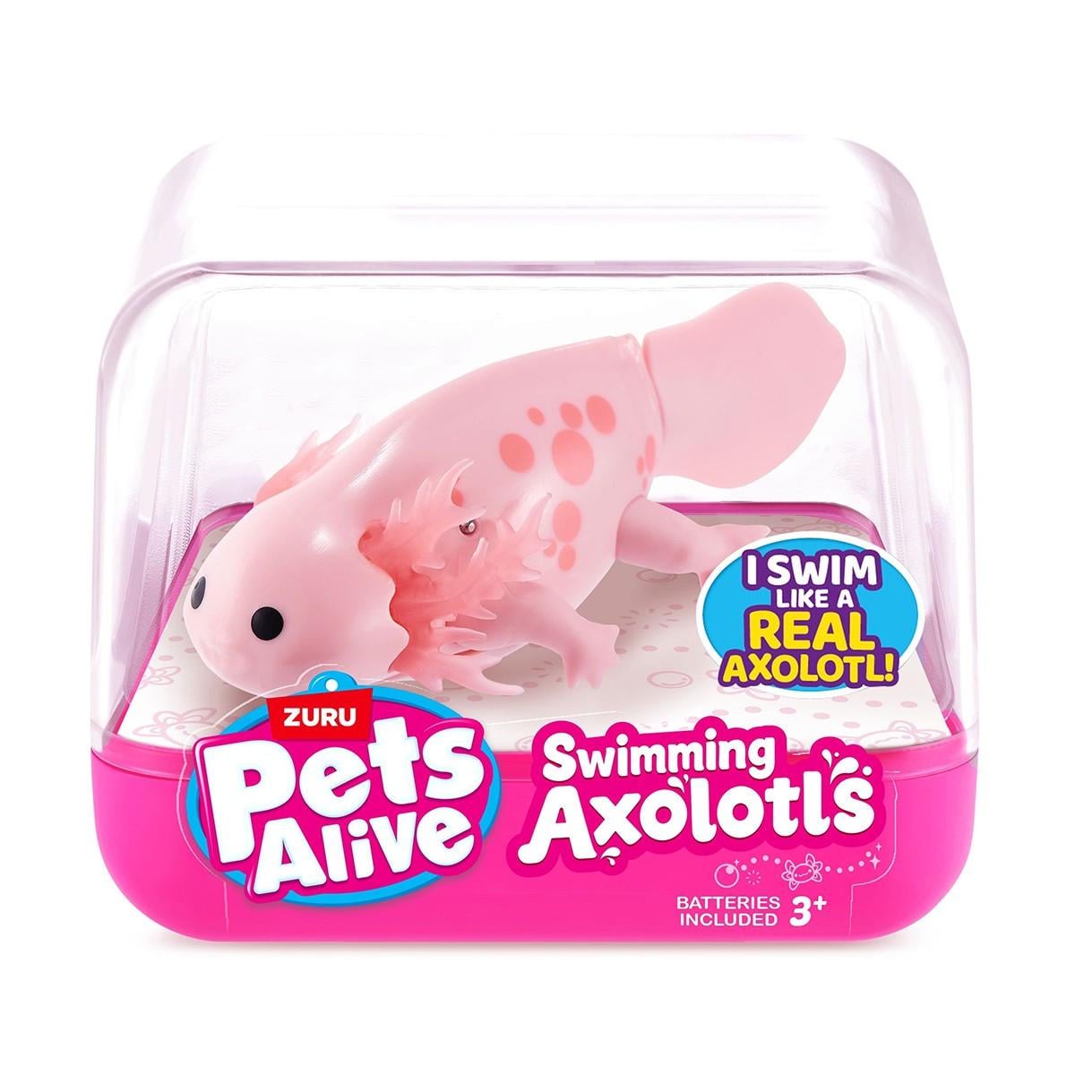 Игрушка интерактивная Pets Alive Аксолотль Розовый (35832757)