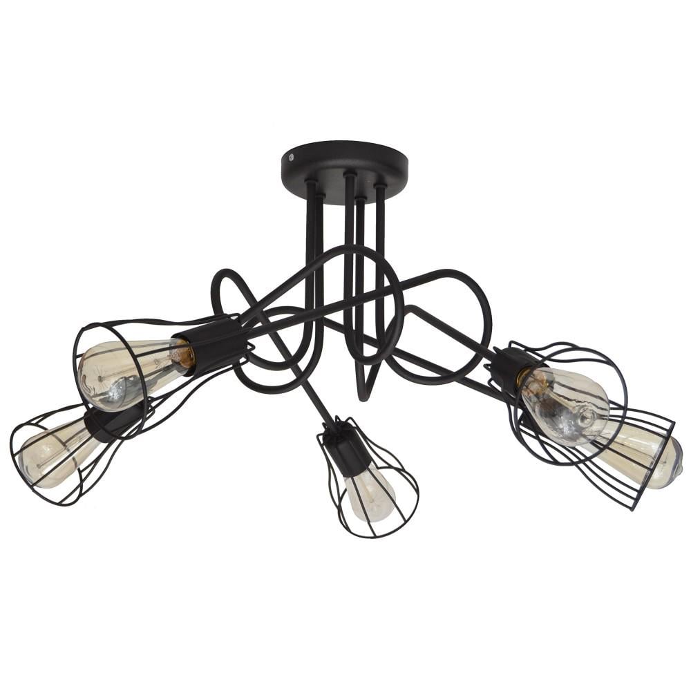 Люстра Oksford Lampshade 5 PL-0002226 M Black