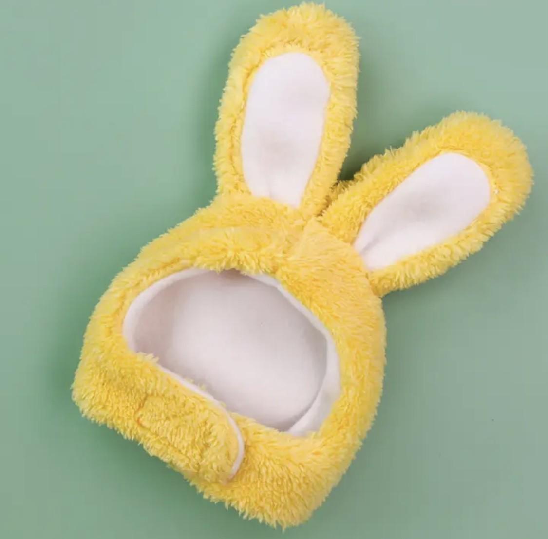 Шапка с ушками Bunny S/M Yellow - фото 3 Шапка с ушками Bunny S/M Yellow - фото 3