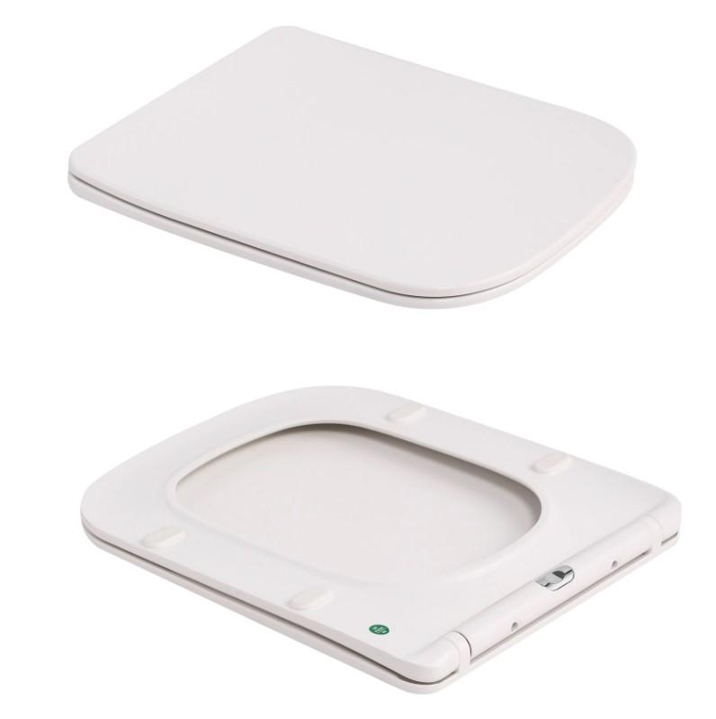 Унитаз подвесной Qtap Tern Ultra Quiet с сиденьем Slim Duroplast/Soft-close/Quick relase (QT17332303ASMR) - фото 6