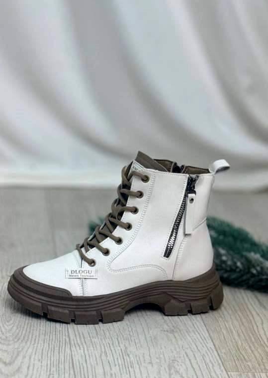 Ботинки женские Loretta N032-1 на меху р. 38 Бежевый (30139002) - фото 3