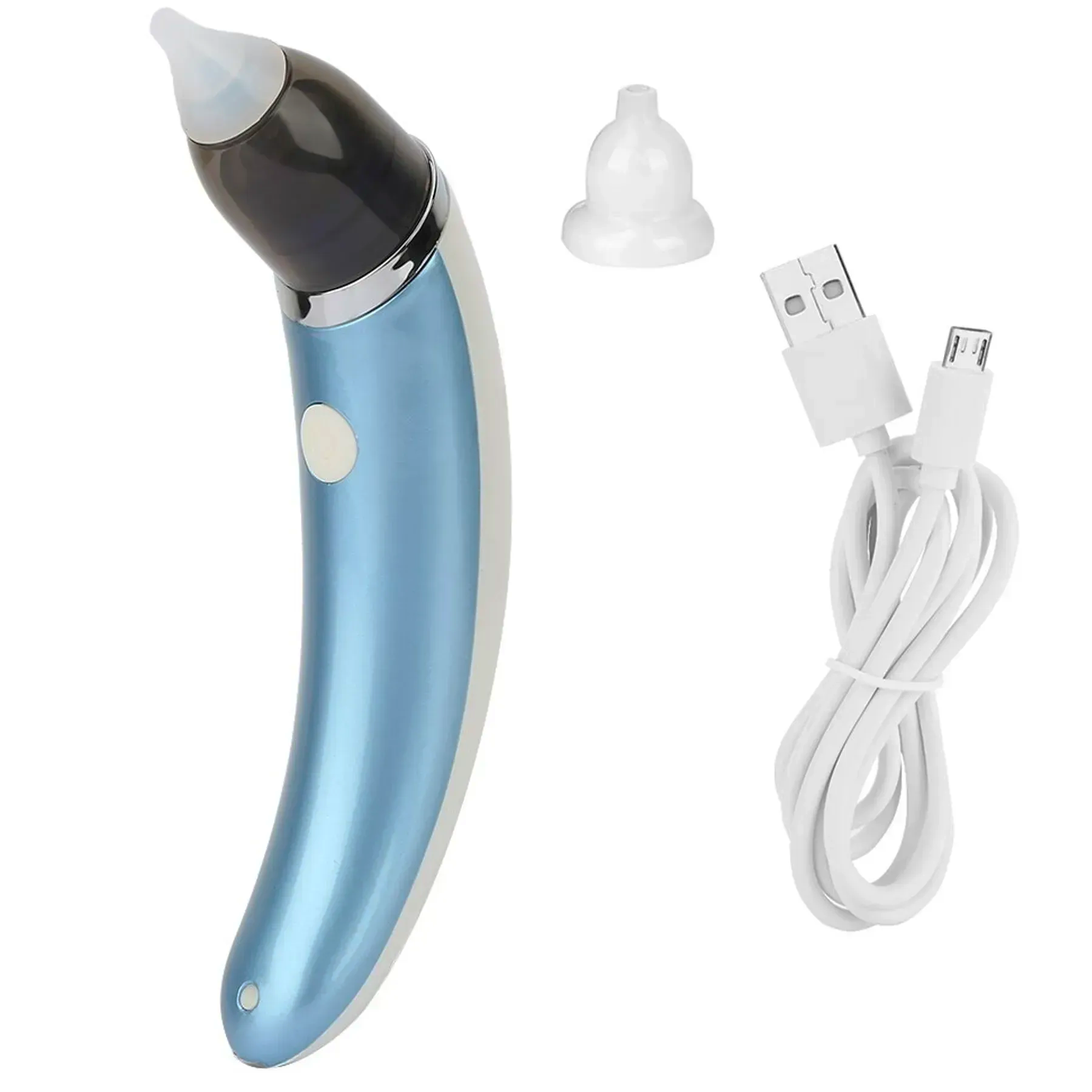 Аспиратор носовой для детей USB NASAL ASPIRATOR электрический Синий (30472406)