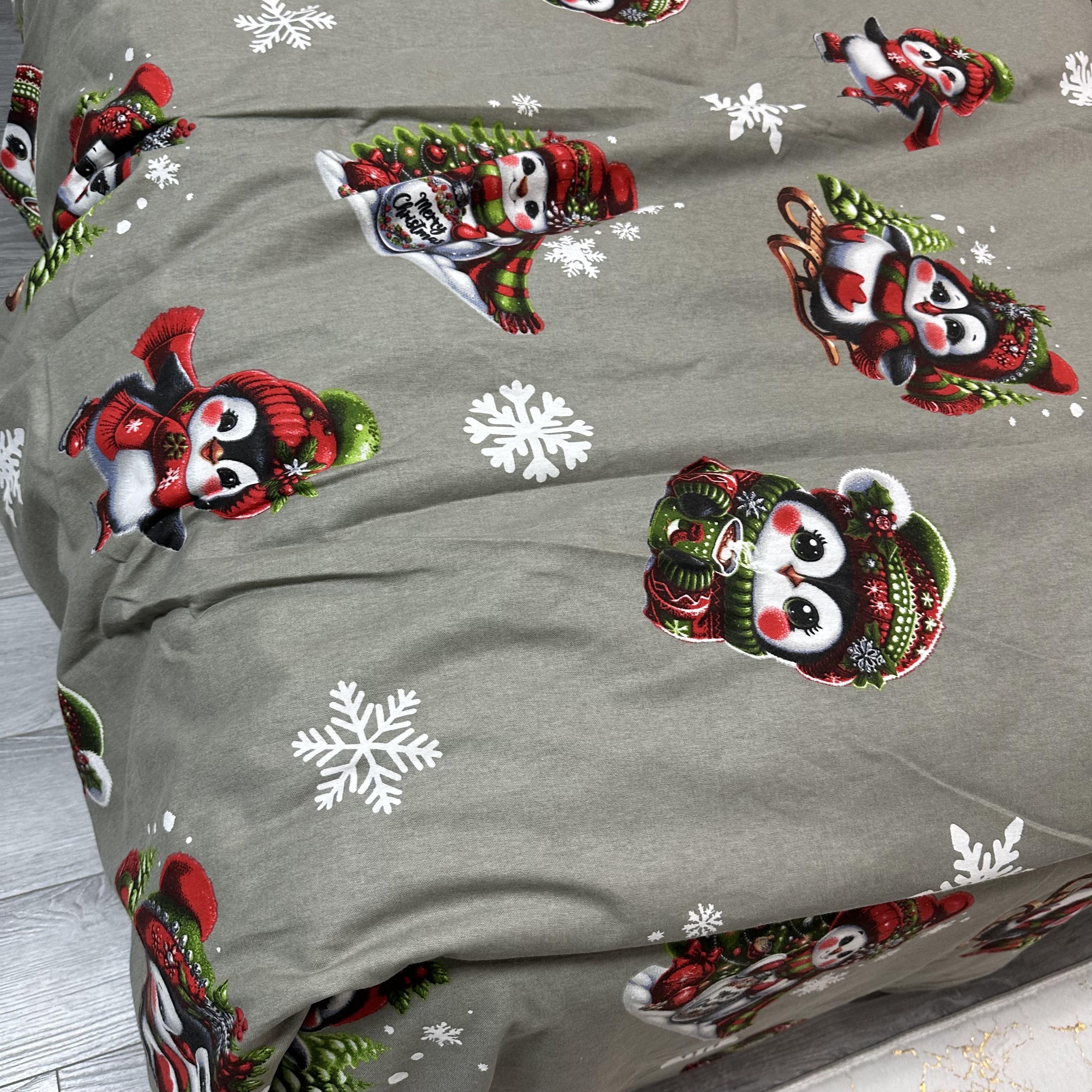 Комплект постільної білизни байкова Зимовий євро Хакі (байка 4-3) - фото 6 Комплект постільної білизни байкова Зимовий євро Хакі (байка 4-3) - фото 6