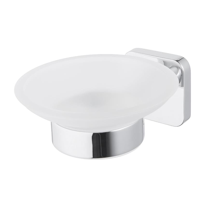 Мильниця скляна Bisk FORTE 06833 11х13,3 см Білий (26356936)