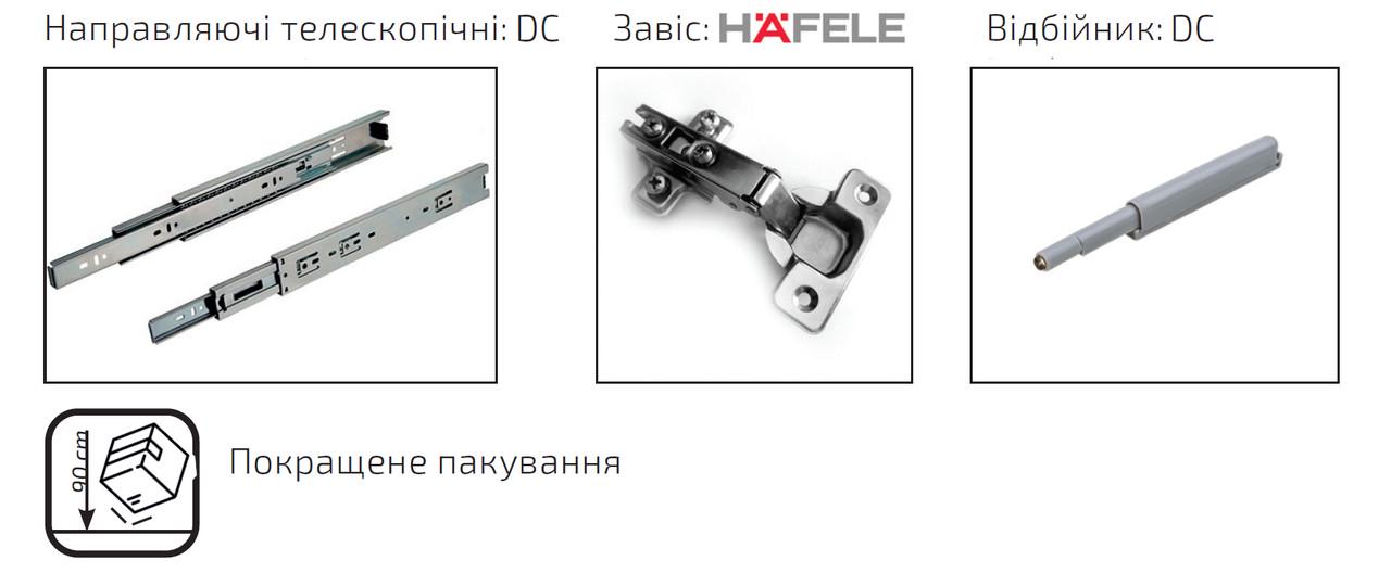 Передпокій Селін Сокме 1250х350х1750 мм Артизан/Антрацит (28305943) - фото 3