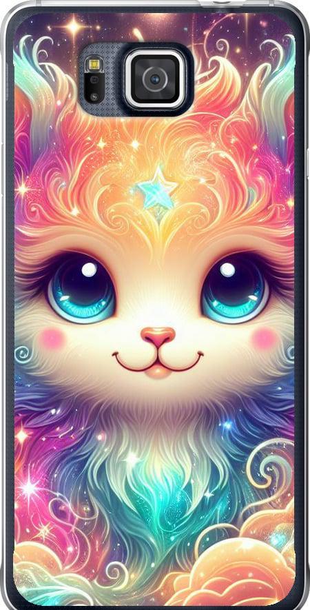 Чехол на Samsung Galaxy Alpha G850F Сказочный котенок (5813u-65-42517)