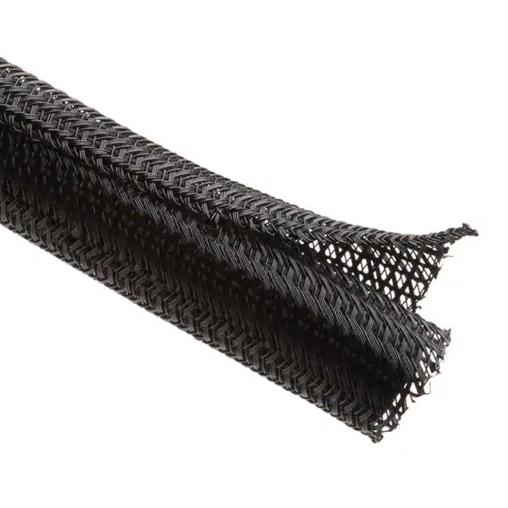 Кабельная эластичная оплетка Techflex F6N2.00BK Flexo F6 D 50,8 мм Черный (9177423)