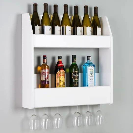 Полиця для вина настінна з дерева Окаяма Зефір (ПНК-000720)