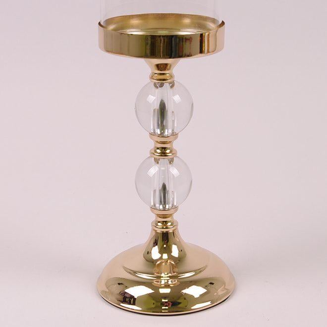 Підсвічник металевий Flora 37 см Золотий (36723) - фото 3 Підсвічник металевий Flora 37 см Золотий (36723) - фото 3