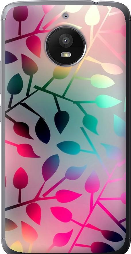 Чехол на Motorola Moto E4 Plus Листья (2235u-1000-42517)