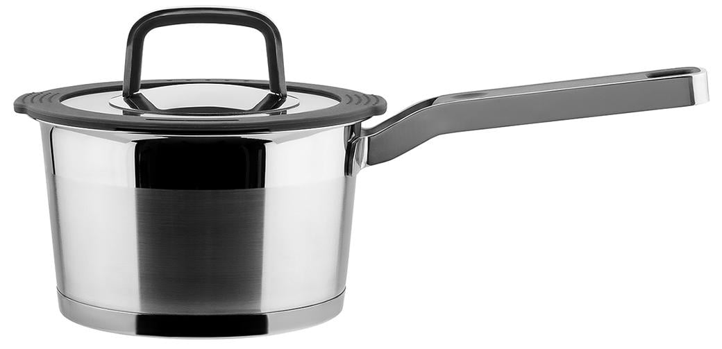 Ковш Vinzer Moderno 1,5 л с крышкой 16 см 50070 Ковш Vinzer Moderno 1,5 л с крышкой 16 см 50070
