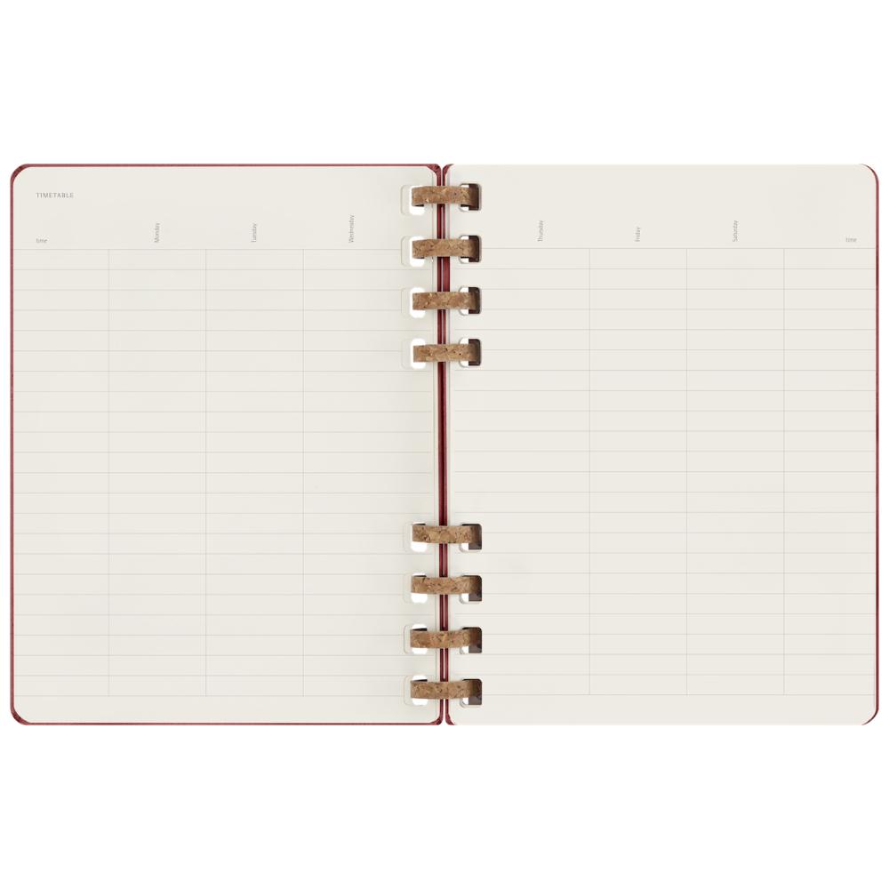 Щотижневик Moleskine Spiral великий (DHUNDSPF3212MWH4) - фото 8