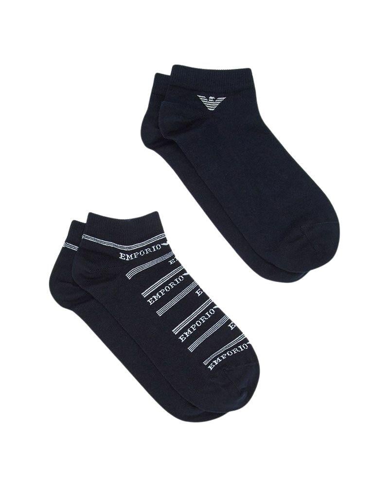Набор носков мужских Emporio Armani 2 пары UN Синий (EM000538-arm-bl) Набор носков мужских Emporio Armani 2 пары UN Синий (EM000538-arm-bl)