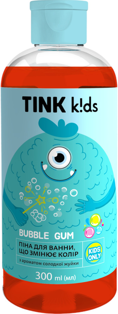 Піна для ванни Tink kids Bubble Gum 300 мл (4823109410848) - фото 2 Піна для ванни Tink kids Bubble Gum 300 мл (4823109410848) - фото 2