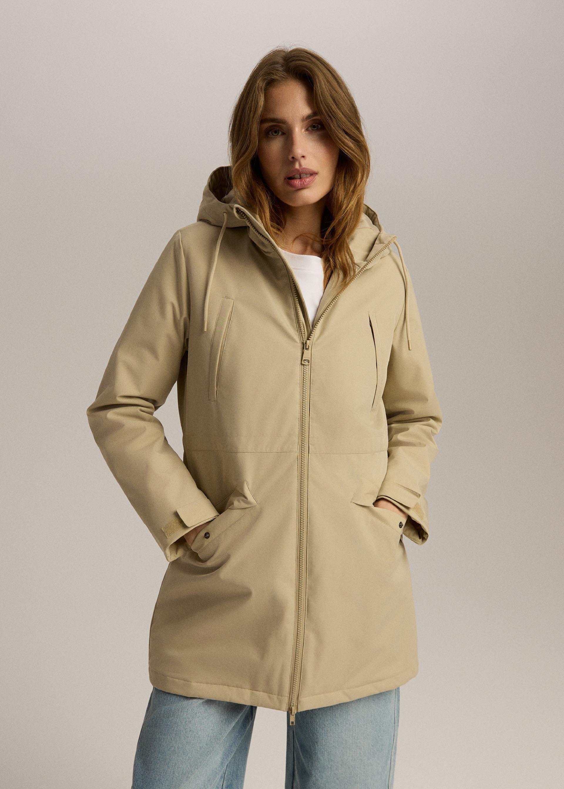 Куртка женская Diverse ARDIUN парка L Каменно-бежевый (5905384179920)