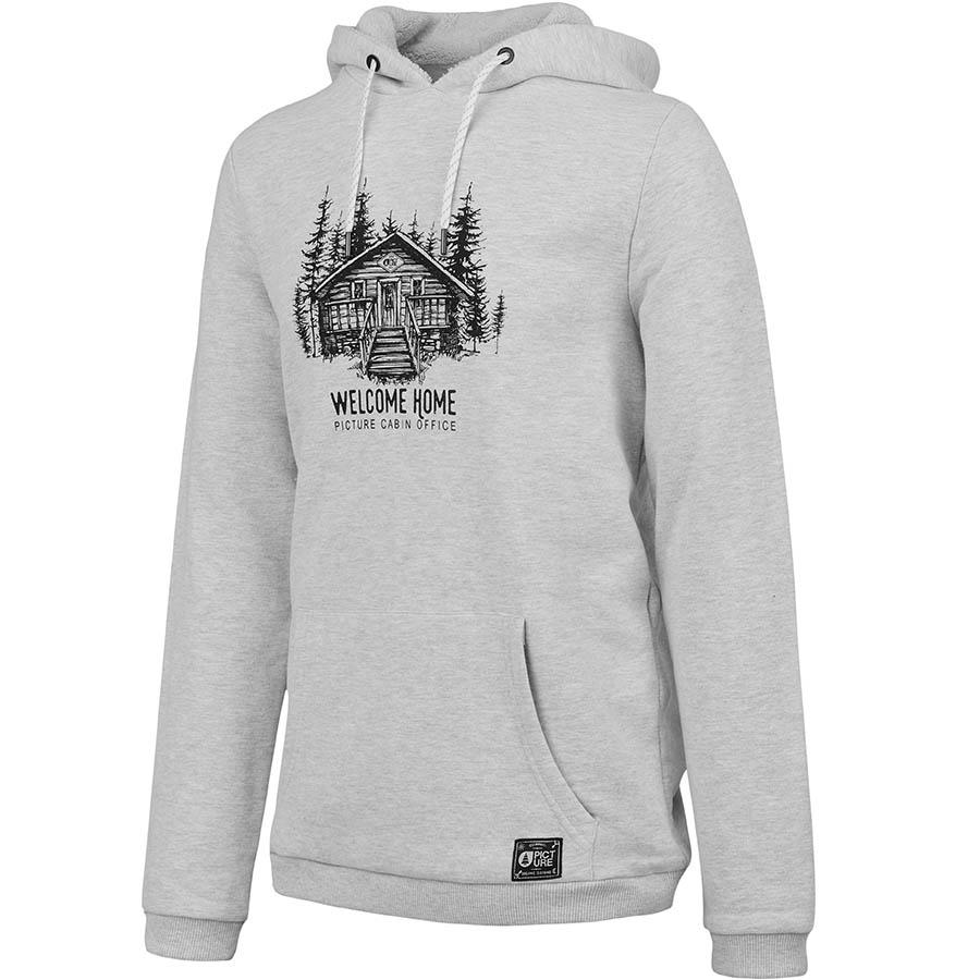 Толстовка Picture Organic Woody Hoody L Grey melange - фото 1