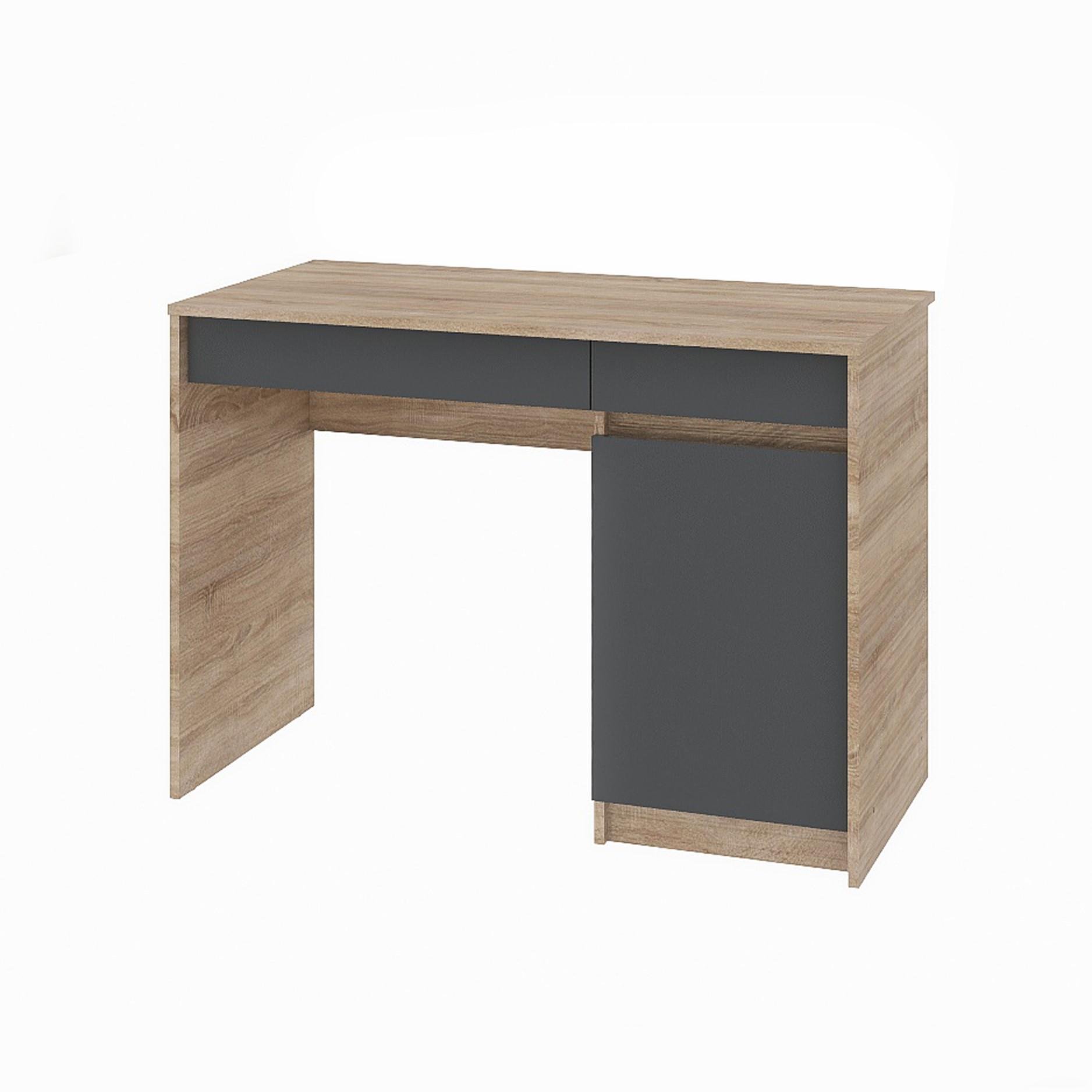 Компьютерный стол Everest Сити 1100 тумба правая 1101х501х766 мм Сонома/Графит (11426) - фото 1 Компьютерный стол Everest Сити 1100 тумба правая 1101х501х766 мм Сонома/Графит (11426) - фото 1