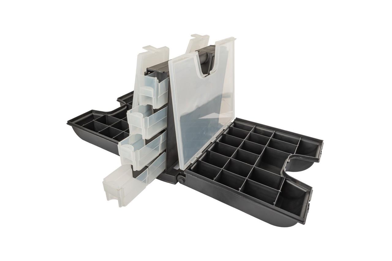 Органайзер двосторонній з ручкою 14" 360х290х195 мм 49 секцій - фото 3