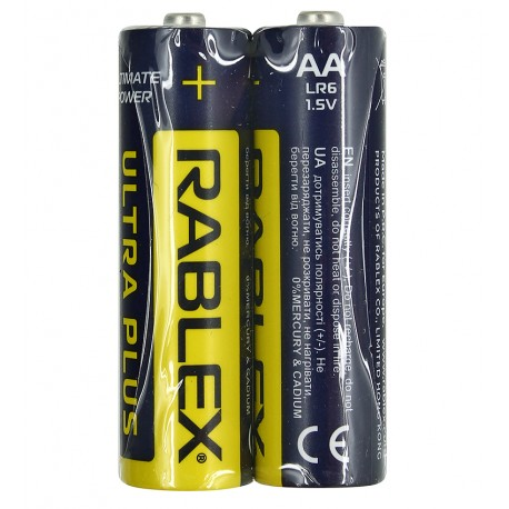 Батарейки Rablex Ultra Plus LR6/AA Alkaline 2 шт. (4819840000646)