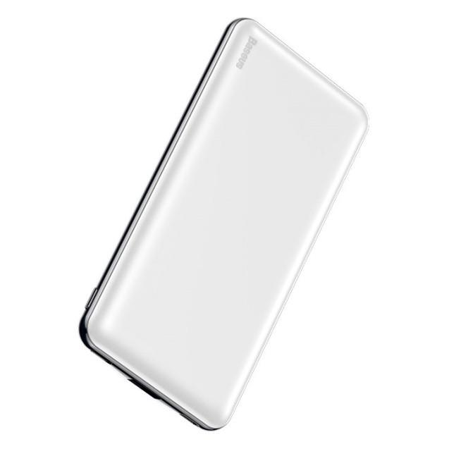 Повербанк BASEUS Simbo 10000 mAh Fast Charge USB Q1 Simbo White (DR012226) - фото 2