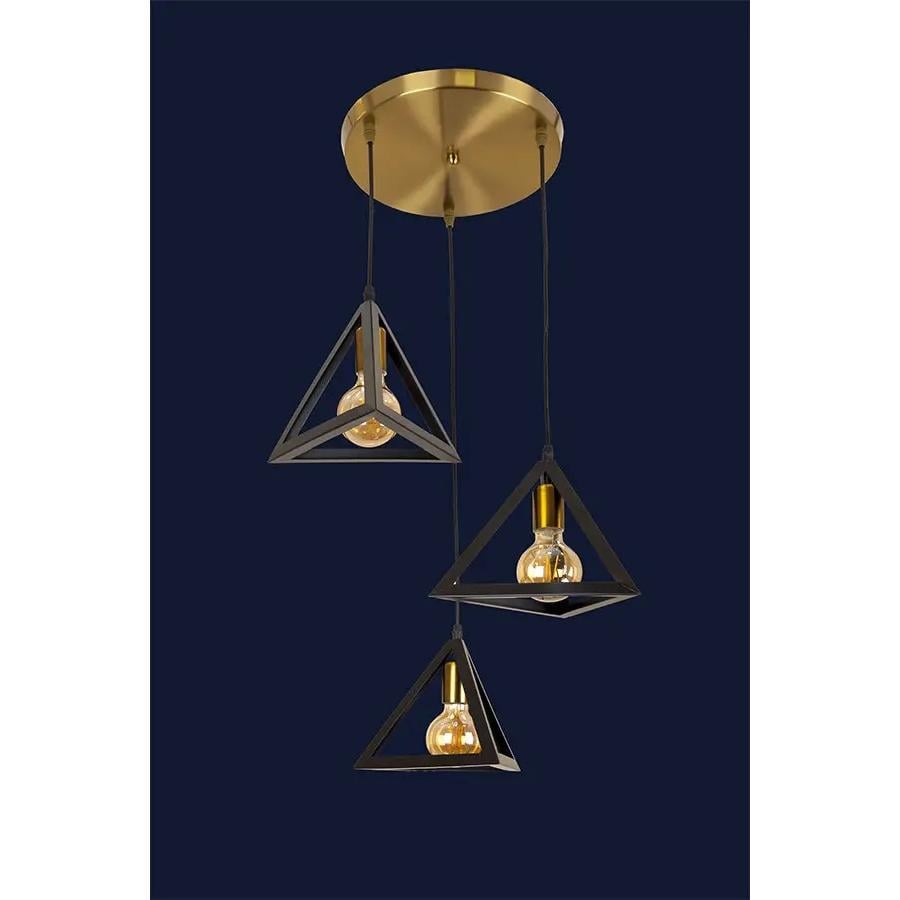 Люстра Levistella 756PR220F-3 BRZ+BK 300 (371439)