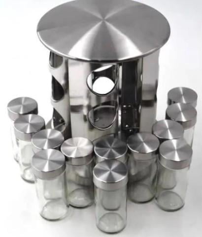 Набор для специй Bohmann BH-7860 на подставке 12 баночек (1889668660) - фото 4 Набор для специй Bohmann BH-7860 на подставке 12 баночек (1889668660) - фото 4