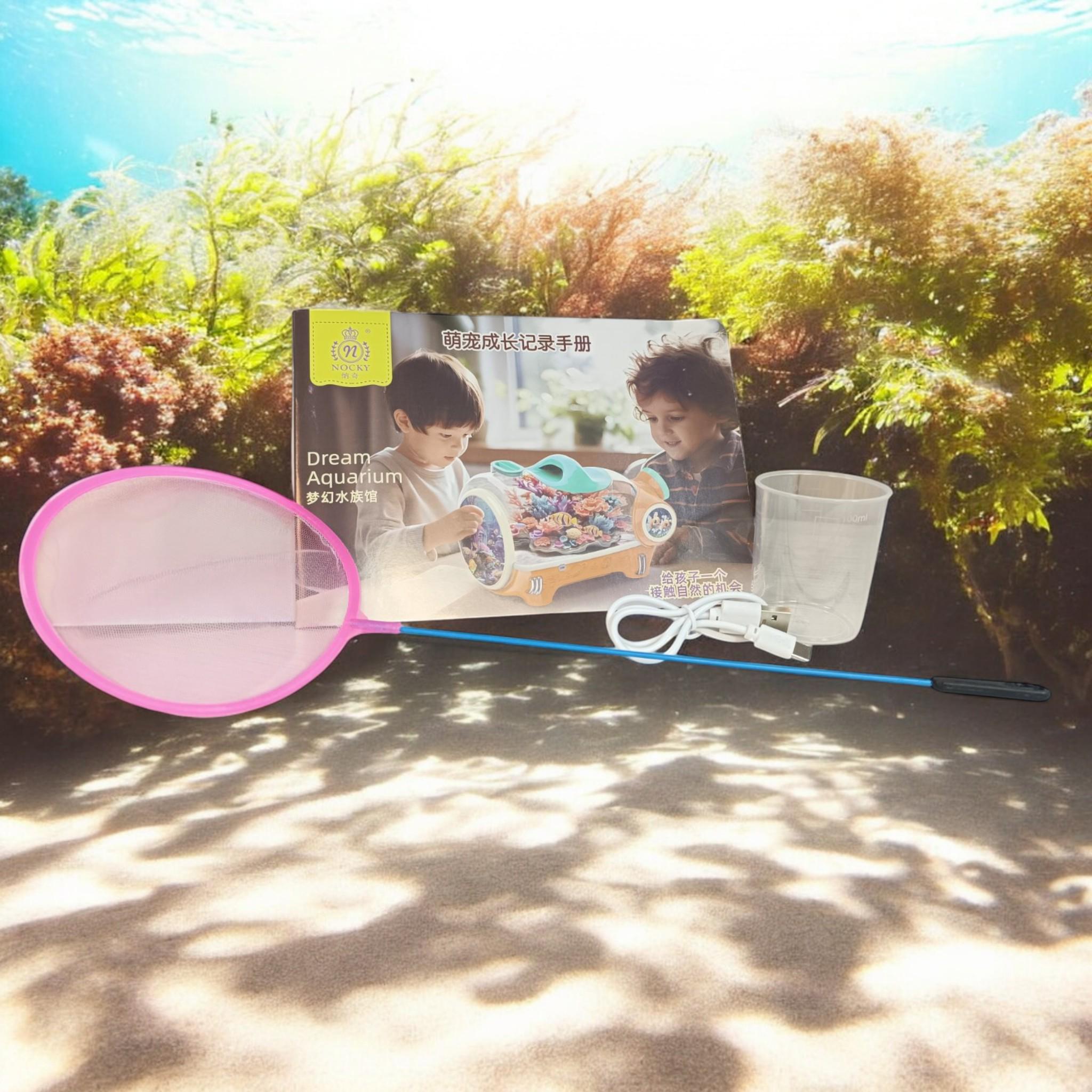 Ігровий набір Nocky Акваріум аккумулятор 3,7 V підсвічування компресор збільшувальна лінза з аксесуарами (А_Q001) - фото 6 Ігровий набір Nocky Акваріум аккумулятор 3,7 V підсвічування компресор збільшувальна лінза з аксесуарами (А_Q001) - фото 6