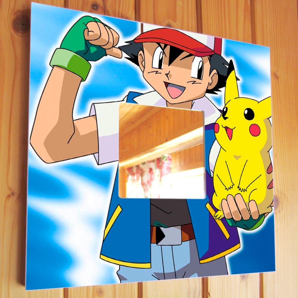 Зеркало декоративное Герои "Pokemon" 260х260 мм (M00841)