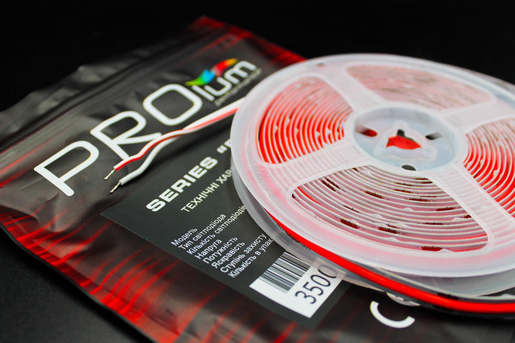 Світлодіодна стрічка Prolum СОВ 320LED IP20 Series-PRO 24V Червоний (28748737) - фото 5 Світлодіодна стрічка Prolum СОВ 320LED IP20 Series-PRO 24V Червоний (28748737) - фото 5