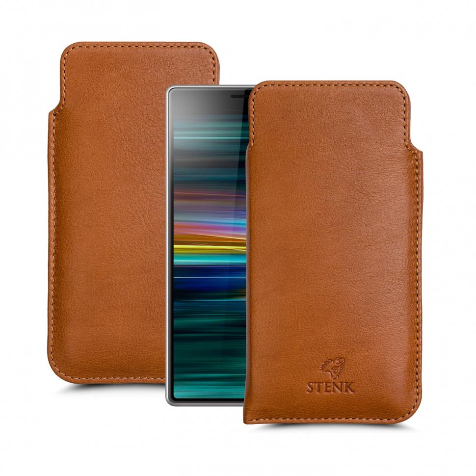 Футляр Stenk Elegance для Sony Xperia 10 Plus Camel (63456)