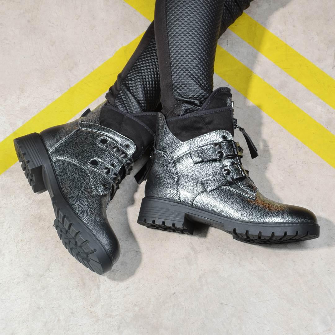 Ботинки женские зимние с молнией 326208 р. 40 25,5 см