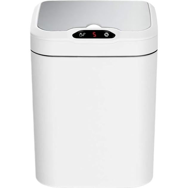 Мусорное ведро автоматическое Mijia Flower Stainless Steel Smart Sensor Trash Can 13L GB227 White