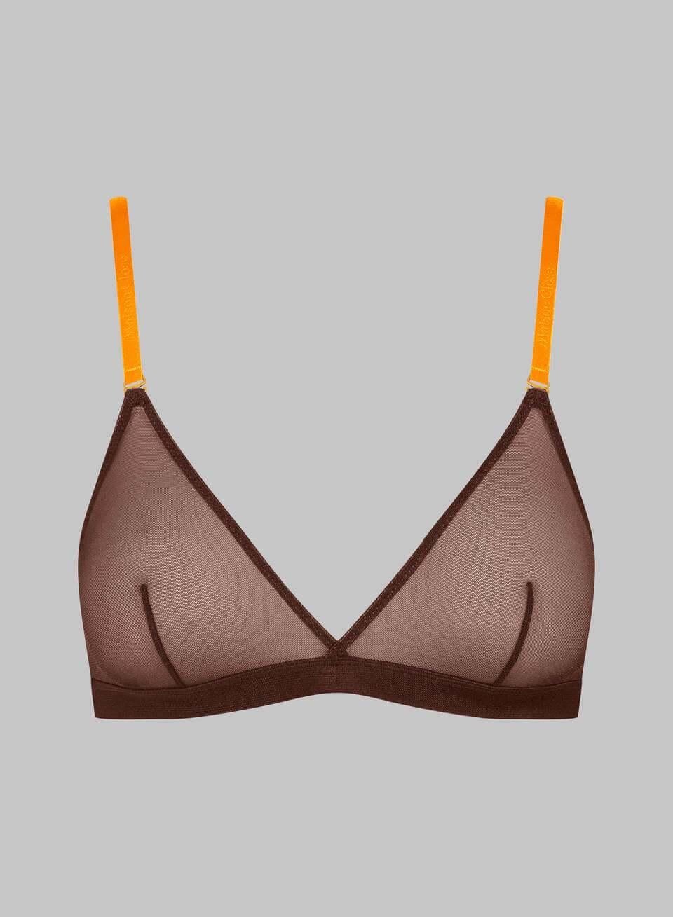Бюстгальтер без косточек Maison Close S Шоколадный (560279choco)