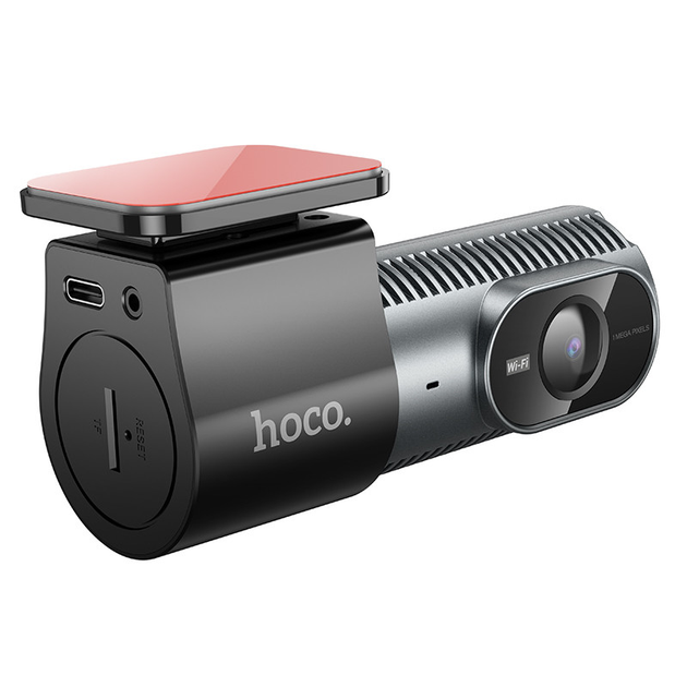 Видеорегистратор автомобильный Hoco WI-FI DV13 Серый