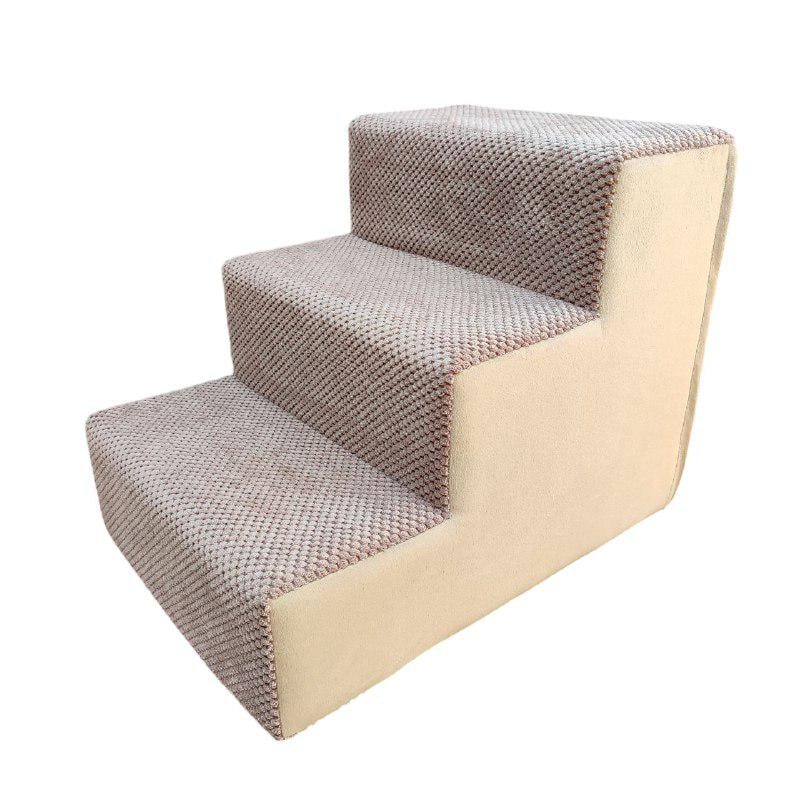 Сходинки пандус для собак зі знімним чохлом 40х35х55 см Бежевий (00180.3.5) - фото 2