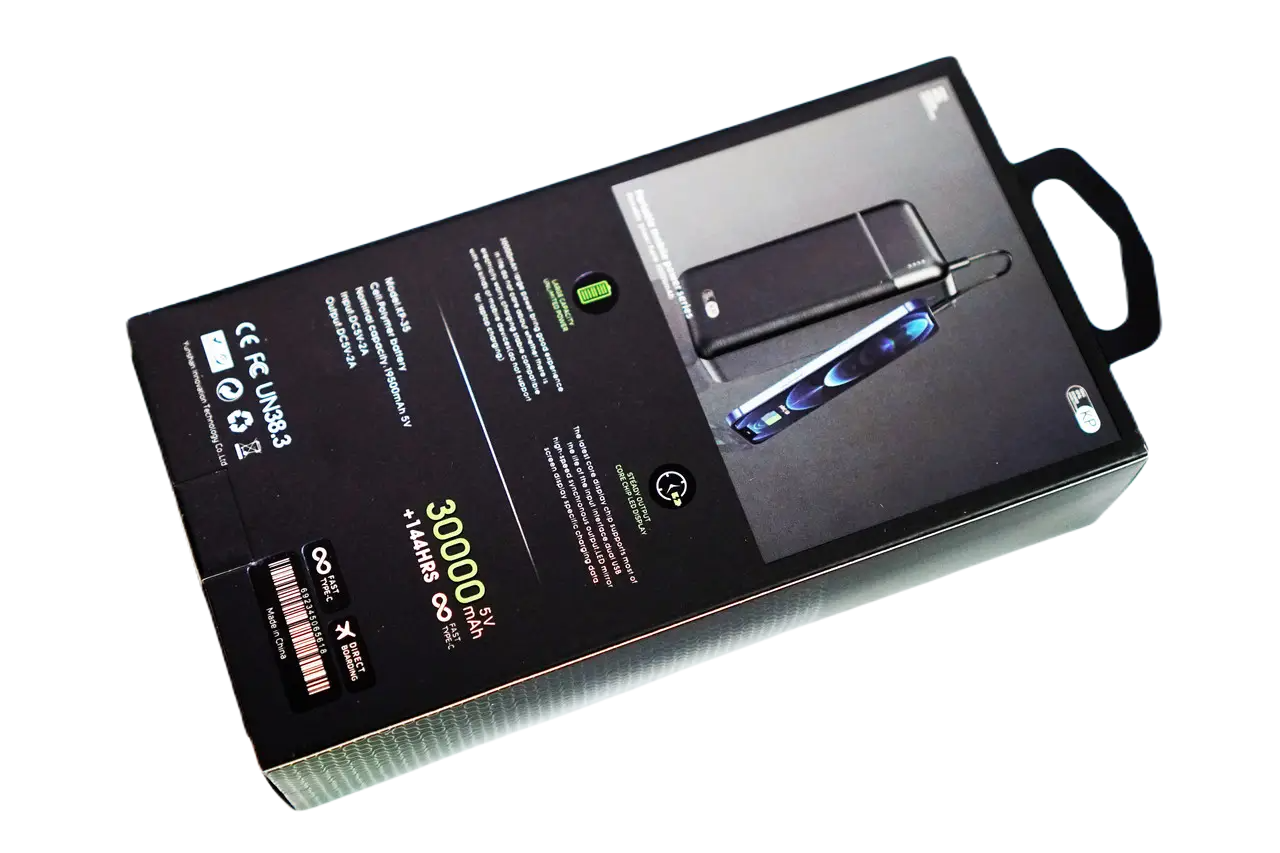 Повербанк King Power KP35 2xUSB 30000 mAh Black (3_02404) - фото 9