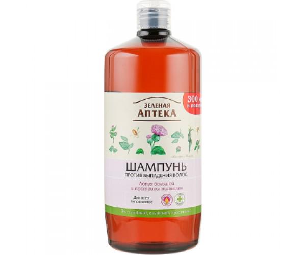 Шампунь Зеленая Аптека Лопух великий і протеїни пшениці 1000 мл (4823015933745)