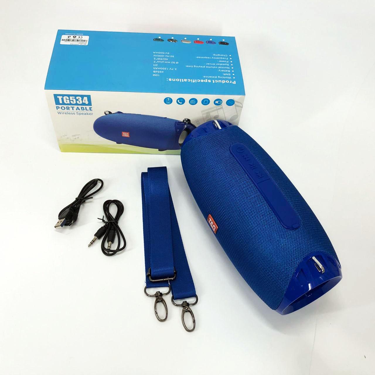 Колонка портативная с ремешком TG534 SD IPX5 Синий - фото 9 Колонка портативная с ремешком TG534 SD IPX5 Синий - фото 9