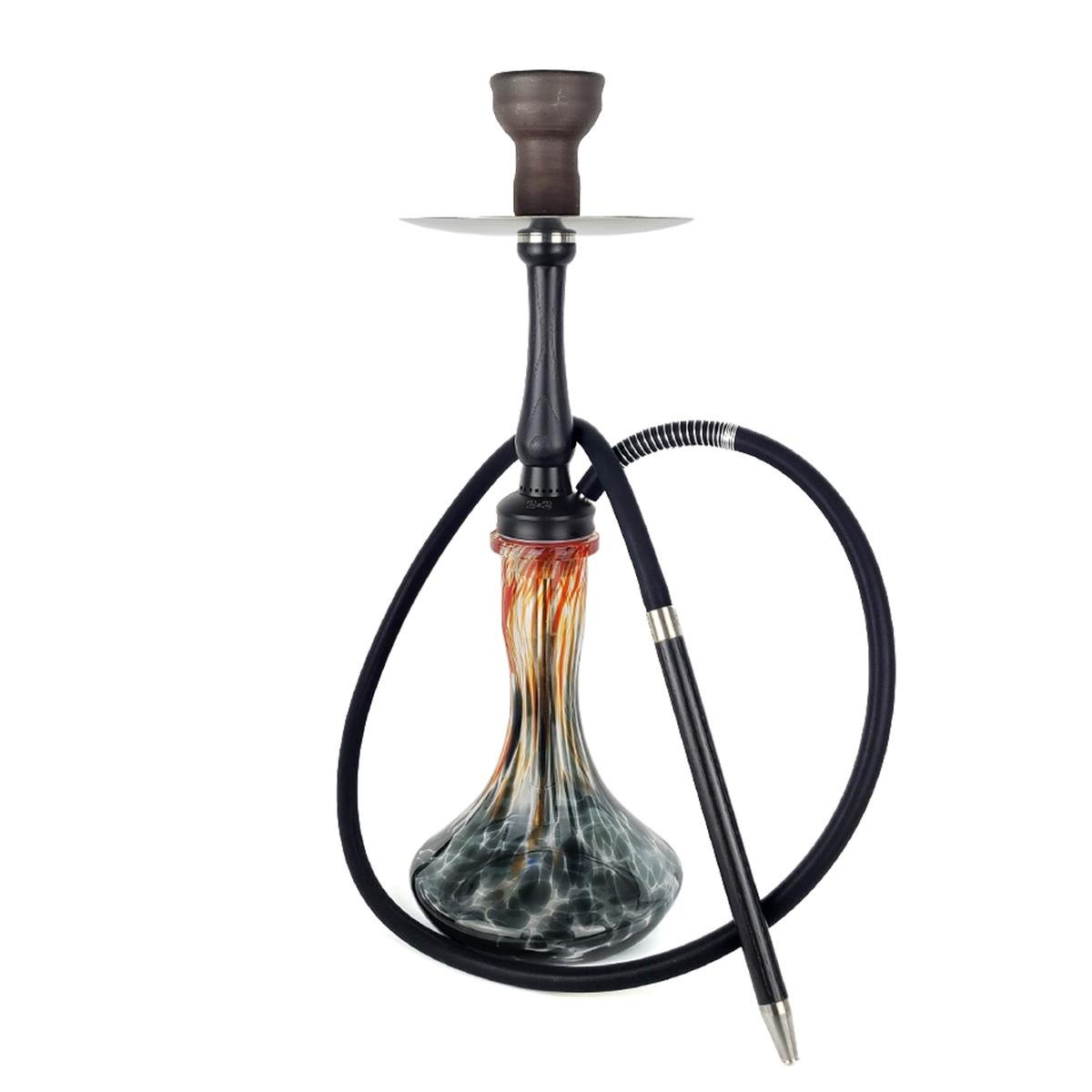 Кальян 2х2 Hookah Medium Black Craft DC Red/Black - фото 1