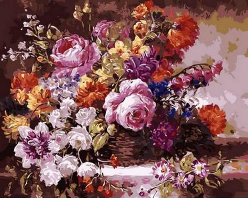 Картина по номерам Mariposa Роскошный букет 40x50 см (Q1363)