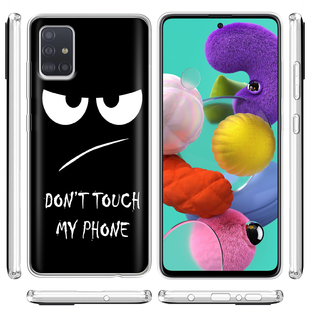 Чохол Boxface Samsung A515 Galaxy A51 Don't Touch my Phone Прозорий силікон (38808-up535-38808) - фото 3